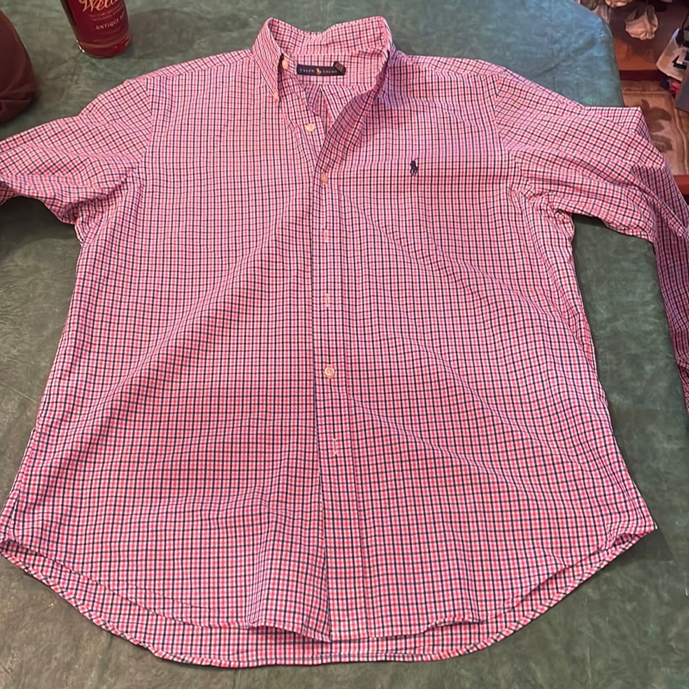 Ralph Lauren Mens Button Down Sport Shirt